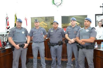 Foto - Sessão Entrega das Medalhas do Projeto Reconhecimento Comunitário de Segurança 2023