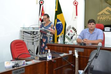 Foto - Sessão Solene - Entrega de Certificados aos Servidores Aposentados