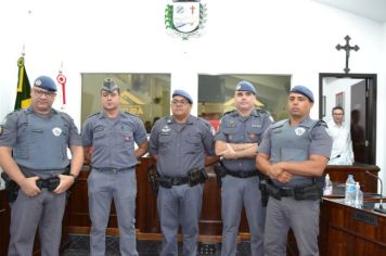 Foto - Sessão Entrega das Medalhas do Projeto Reconhecimento Comunitário de Segurança 2023