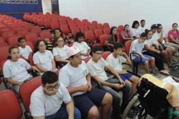 Foto - Visita Dos Alunos Da APAE - E.E. Maria Geralda Scarano Forte