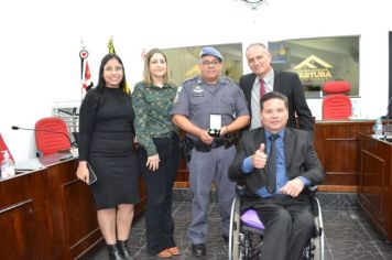 Foto - Sessão Entrega das Medalhas do Projeto Reconhecimento Comunitário de Segurança 2023