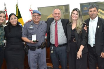 Foto - Sessão Entrega das Medalhas do Projeto Reconhecimento Comunitário de Segurança 2023