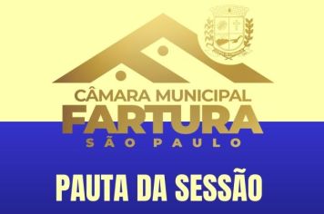 Pauta para a 12ª Sessão Ordinária de 2023