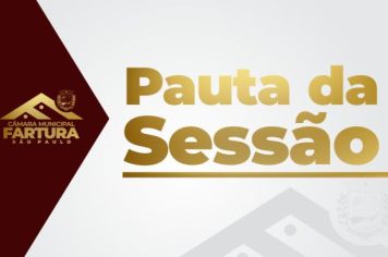 Pauta para a 01ª Sessão Ordinária de 2023