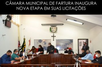 CÂMARA INAUGURA NOVA ETAPA EM SUAS LICITAÇÕES