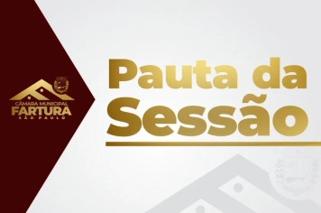 Pauta para a 20ª Sessão Ordinária de 2025