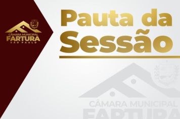 Pauta para a 12ª Sessão Ordinária de 2022