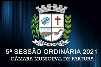 CÂMARA REALIZOU 5° SESSÃO ORDINÁRIA NESTA QUARTA-FEIRA