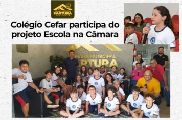 CÂMARA FECHA PROJETO 'ESCOLA NA CÂMARA' COM CHAVE DE OURO