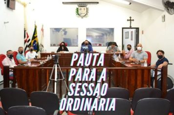 Pauta para a 05ª Sessão Ordinária de 2022