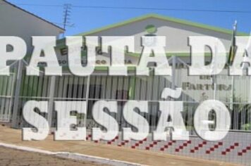 Pauta da 13ª Sessão Ordinária de 2017