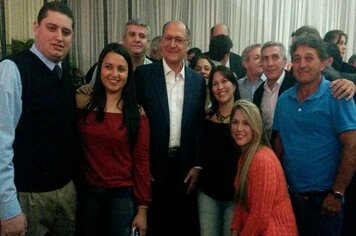 Presidente da Câmara de Fartura e vereadores Pitukinha e Cateto participam de encontro com Alckmin