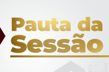 Pauta para a 13ª Sessão Ordinária de 2023