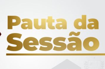 Pauta para a 17ª Sessão Ordinária de 2023