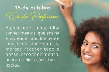 15 de outubro - Dia dos Professores