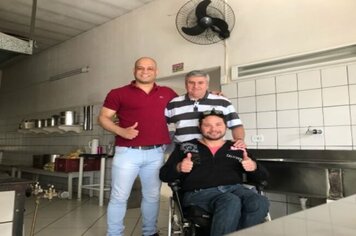 BRUNO GUAZZELLI E ANDERSON LIMA VISITAM COZINHA PILOTO