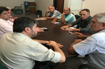 Vereadores recebem deputado estadual Fernando Cury em Fartura