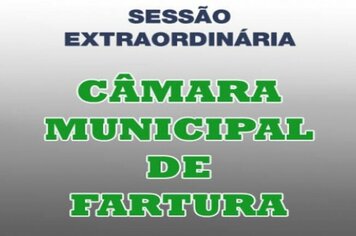 1ª Sessão Extraordinária de 2017 acontece nesta quinta, 19/01