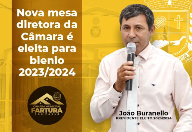 NOVA MESA DIRETORA DA CAMARA É ELEITA PARA BIENIO 2023/2024