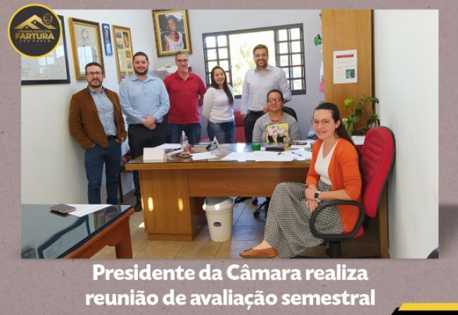 PRESIDENTE REALIZA REUNIÃO DE AVALIAÇÃO SEMESTRAL