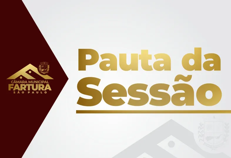 Pauta para a 6ª Sessão Ordinária de 2026