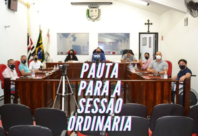 Pauta para a 05ª Sessão Ordinária de 2022