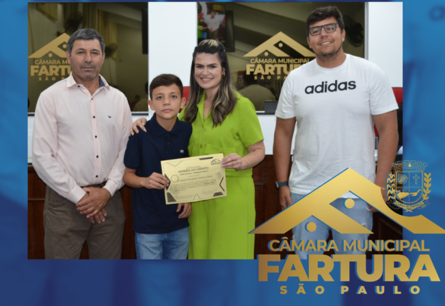 Câmara concede certificado de honra ao mérito à equipe farturense campeã da copa Piratininga Sub 11