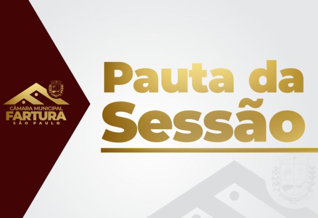 Pauta para a 15ª Sessão Ordinária de 2023