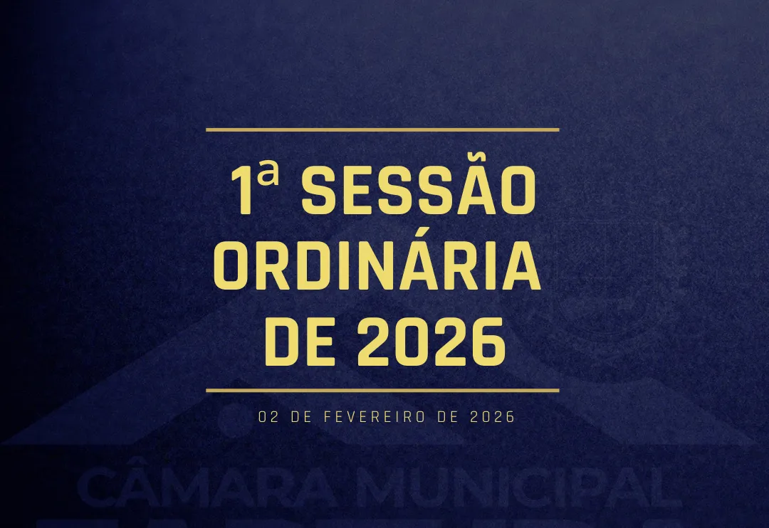 Câmara Municipal de Fartura realiza a 1ª Sessão Ordinária de 2026