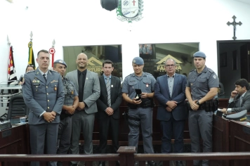 Foto - Sessão Solene - Entrega das Medalhas de Reconhecimento Comunitário de Segurança