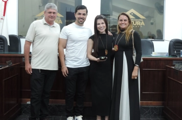 Foto - Sessão Solene - Entrega das Medalhas de Reconhecimento Comunitário de Segurança
