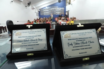 Foto - Sessão Solene - Entrega da Medalha Professora Rose 2025