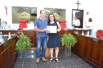 Foto - Sessão Solene - Entrega de Certificados aos Servidores Aposentados