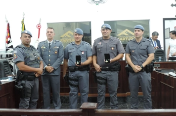 Foto - Sessão Solene - Entrega das Medalhas de Reconhecimento Comunitário de Segurança