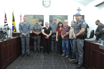 Foto - Sessão Solene - Entrega das Medalhas de Reconhecimento Comunitário de Segurança