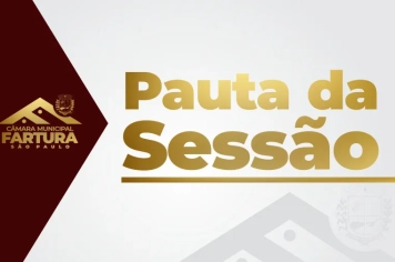 Pauta para a 18ª Sessão Ordinária de 2025