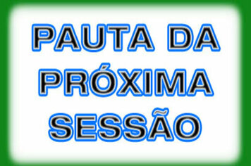 Pauta e Jornal com proposituras da 11ª sessão ordinária de 2012