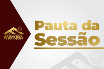 Pauta para a 17ª Sessão Ordinária de 2025