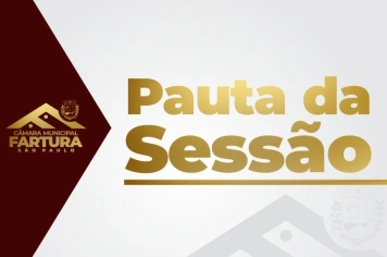 Pauta para a 1ª Sessão Ordinária de 2026