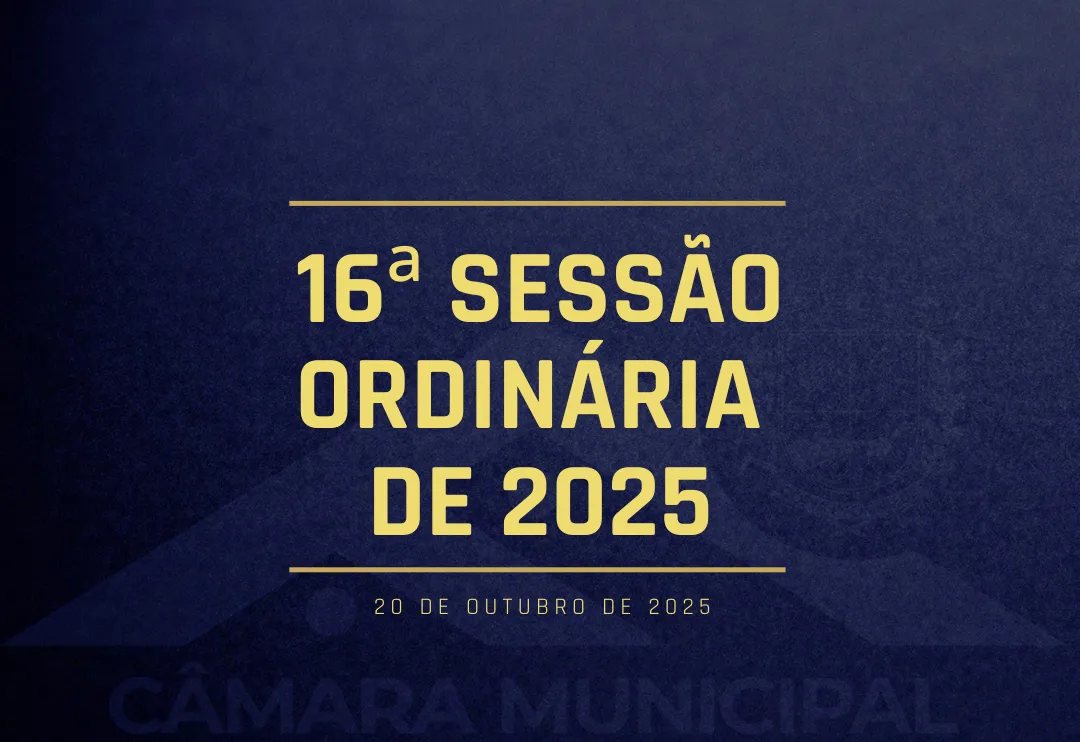 Câmara Municipal de Fartura realiza 16ª Sessão Ordinária de 2025