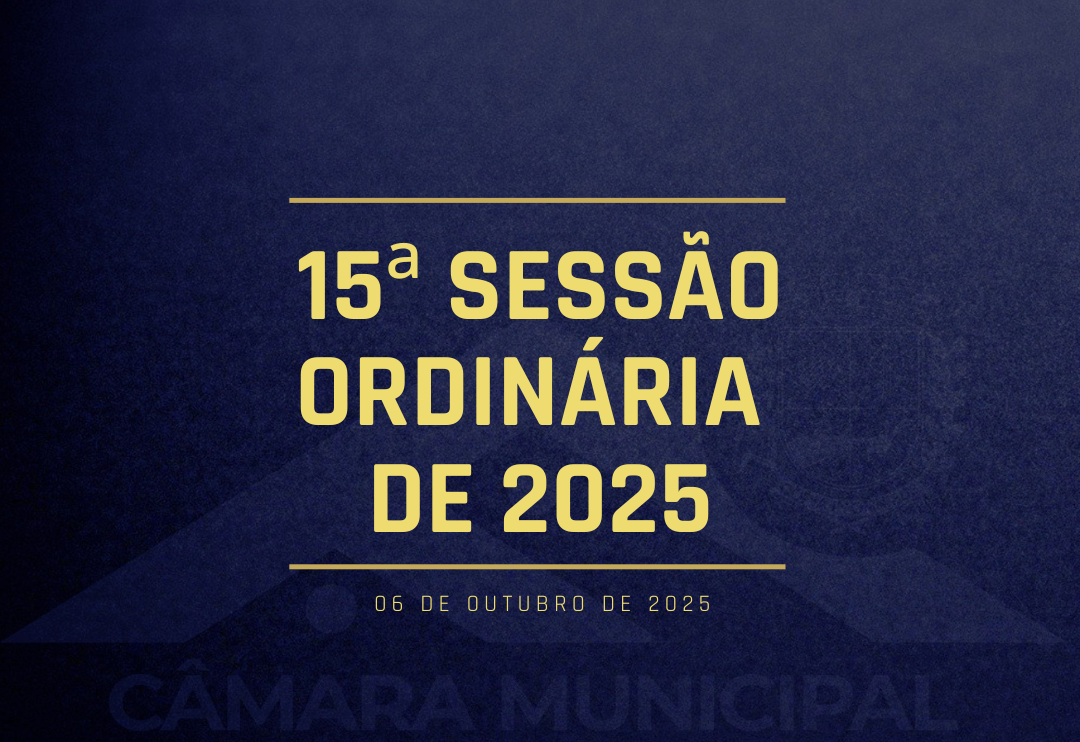 Câmara Municipal de Fartura realiza 15ª Sessão Ordinária de 2025